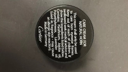 2 QTY OF OEM Cartier buffalo Horn Sunglasses Eyeglasses Maintenance Creme Moisturizer